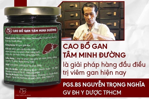 Cách điều trị viêm gan an toàn và hiệu quả nhờ Cao Bổ Gan Tâm Minh Đường