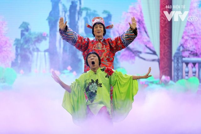 Hình ảnh Trung ruồi - Đỗ Duy Nam trong trang phục Nam Tào - Bắc Đẩu 2018. Ảnh: VTV.