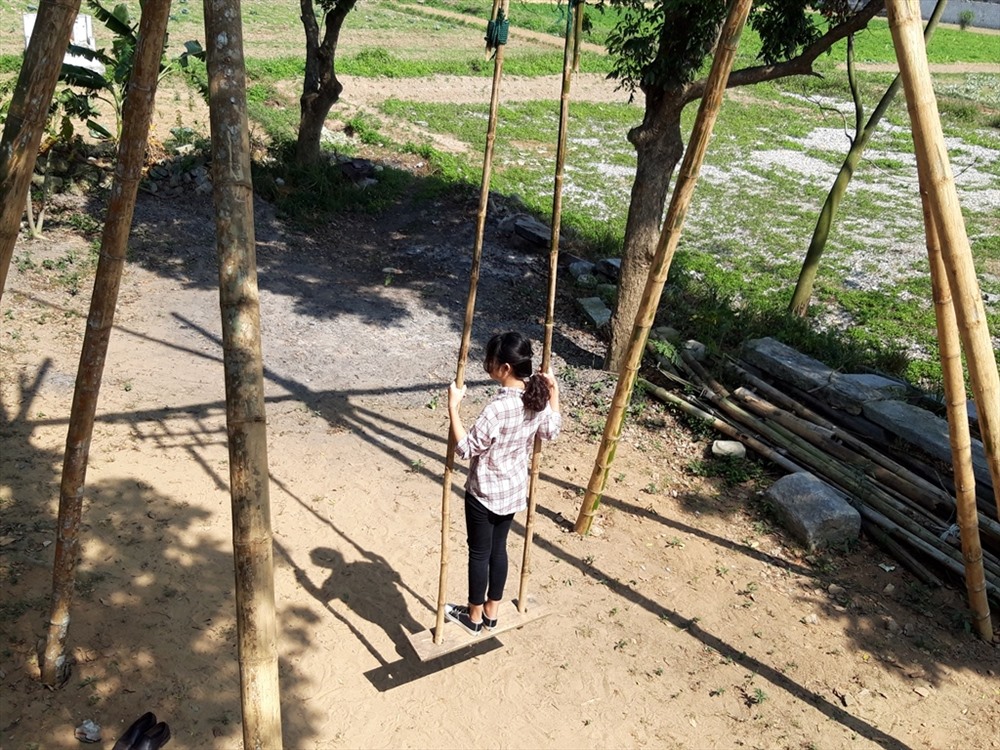 Cây đu vắng người chơi.