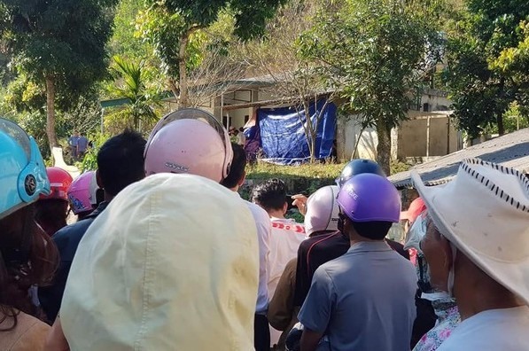 Khu vực phát hiện thi thể nạn nhân.