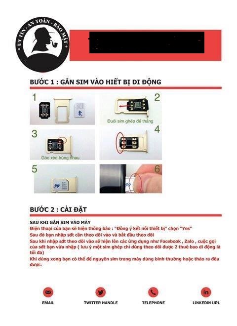 Người bán đưa hướng dẫn chi tiết cách cài cho khách hàng.
