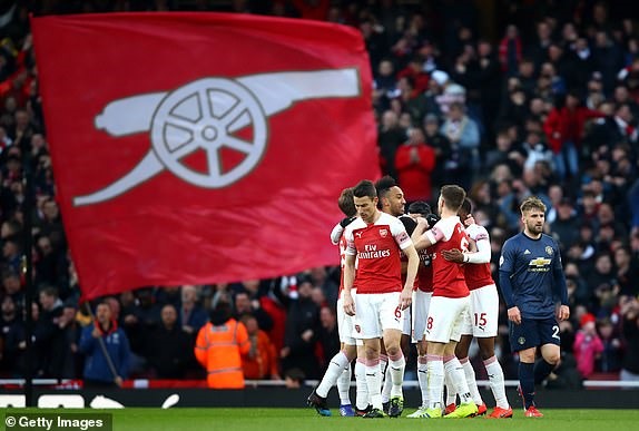 Arsenal mở tỉ số từ khá sớm. Ảnh: Getty.