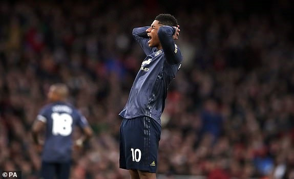 Rashford xứng đáng bị chỉ trích về thái độ thi đấu. Ảnh: PA.