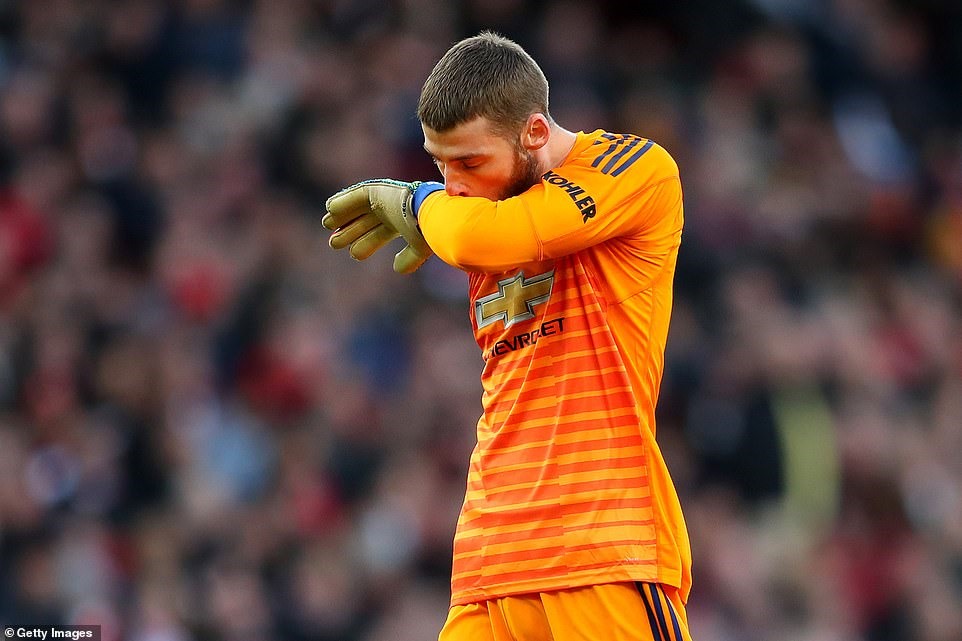 De Gea đang có vấn đề? Ảnh: Getty.