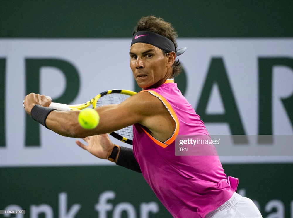 Nadal không gặp nhiều khó khăn trước tay vợt chủ nhà Donaldson. Ảnh: Getty.