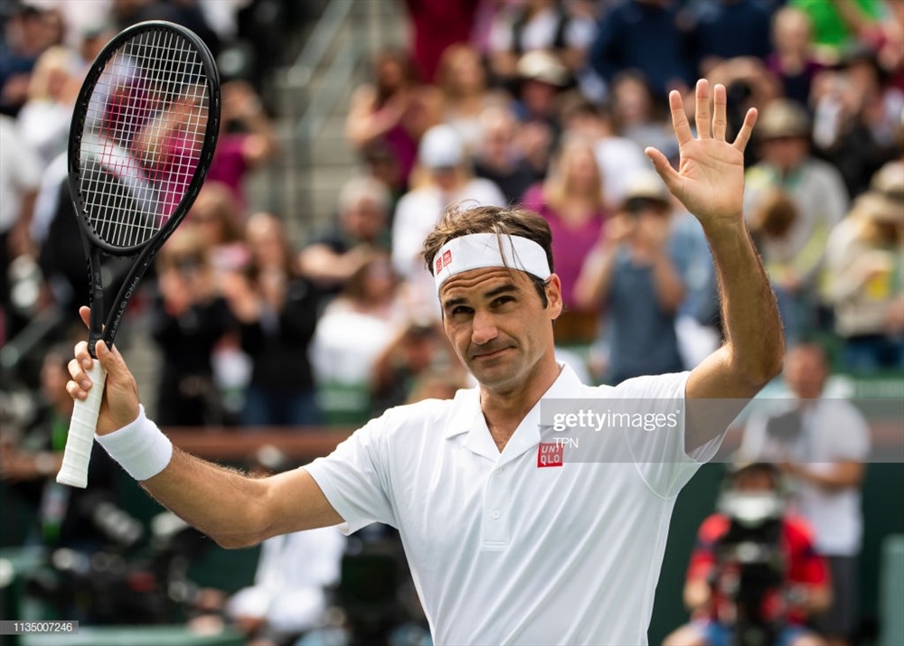 Federer nhẹ nhàng có vé vào vòng 3 để đối đầu Wawrinka. Ảnh: Getty.
