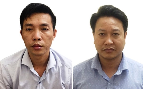 Nguyễn Mạnh Tuấn (trái) và Nguyễn Khắc Tuấn (phải)