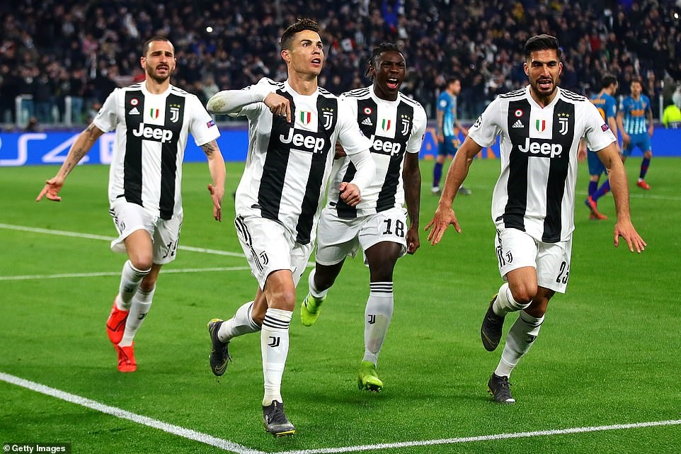 Một mình CR7 đã hạ đo ván Atletico Madrid. ảnh: Getty.