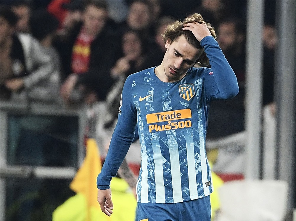 Thêm một đêm buồn cùa Griezmann và các đồng đội. Ảnh: Independent.