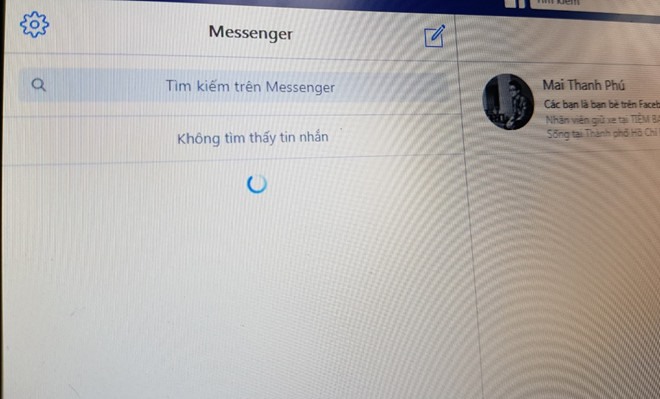 Chưa dừng lại, chiều ngày 5.12, nhiều người dùng báo cáo về việc Facebook Messenger không thể truy cập và mất tin nhắn. Tình trạng này ảnh hưởng cả người dùng di động và máy tính bắt đầu từ 13h.