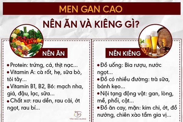 Chế độ dinh dưỡng dành cho bệnh nhân có chỉ số men gan tăng cao