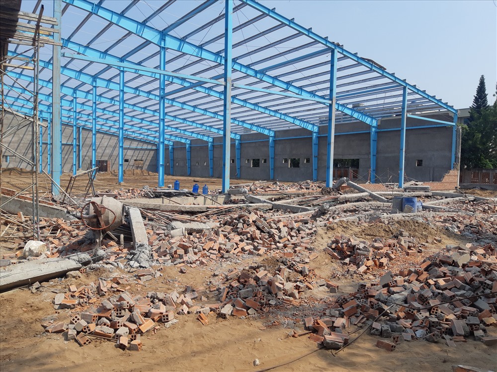 Hiện trường vụ việc. Ảnh: Bảo Trung