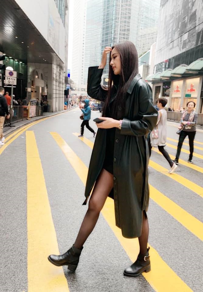 Mai Phương Thúy ở Hong Kong.