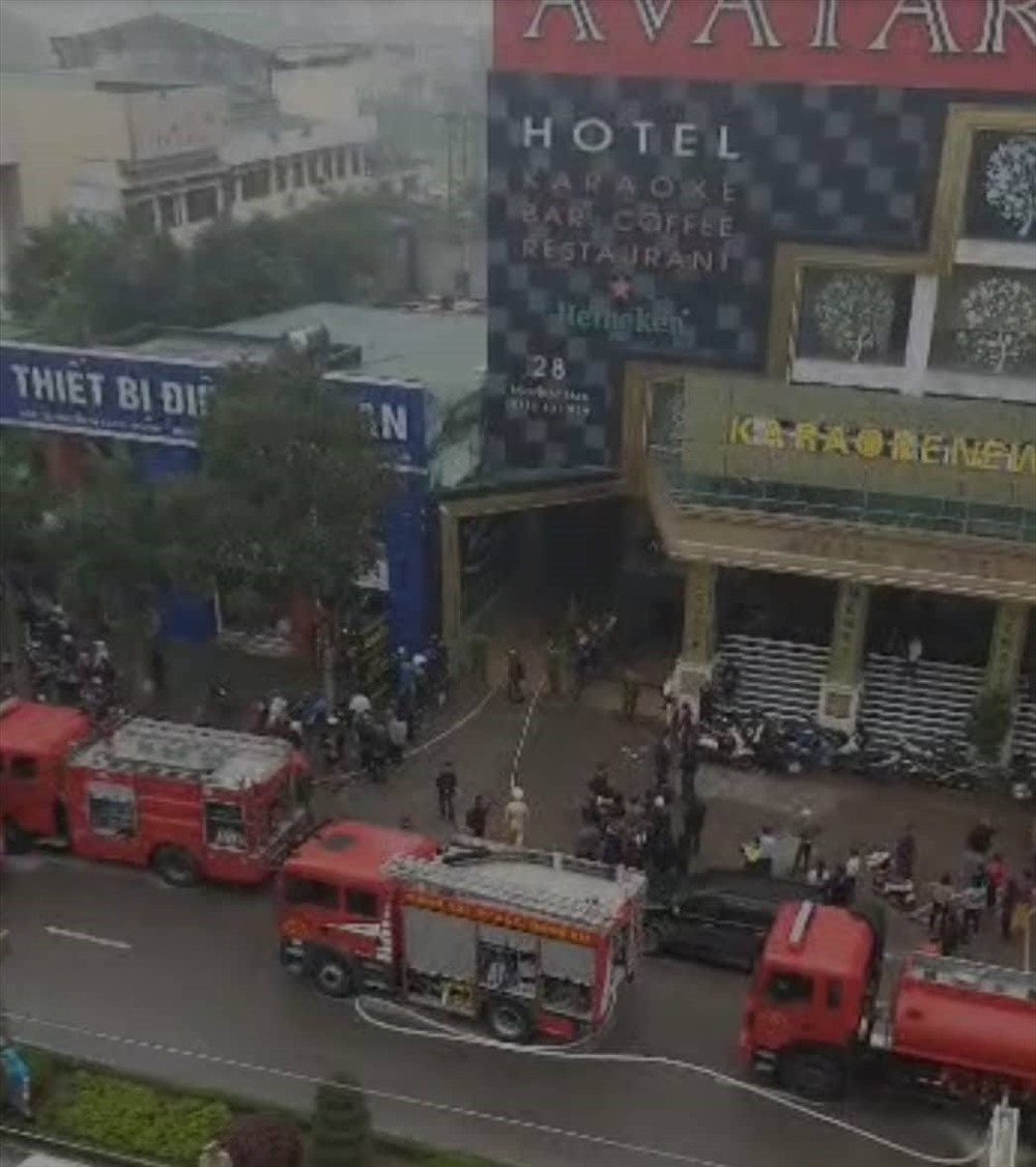 Các phương tiện chữa cháy được huy động