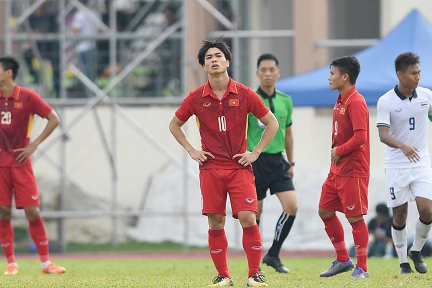 U22 Việt Nam bị loại sớm tại SEA Games 29. Ảnh MT