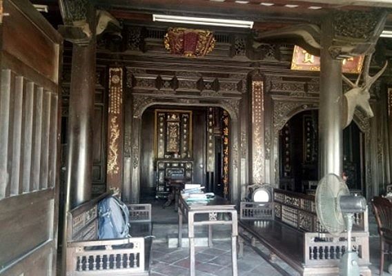 Gian phòng khách của căn nhà