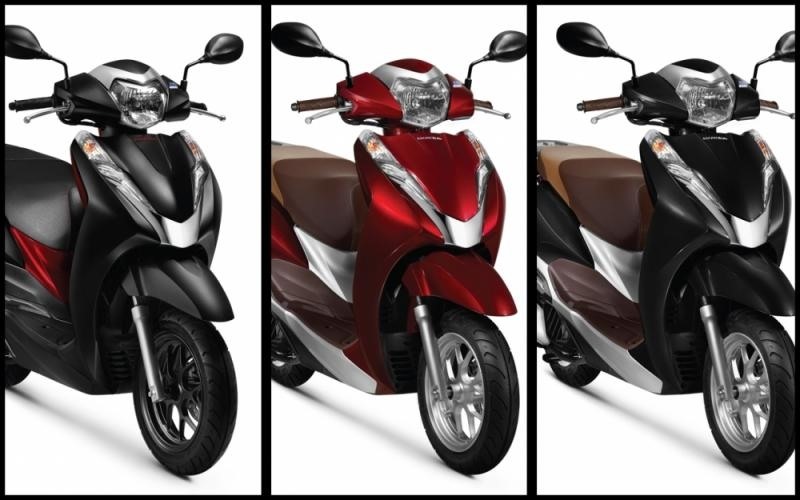 Mẫu xe Honda Lead 2018 với nhiều màu khác nhau để đáp ứng gu thẩm mỹ của các chị em.