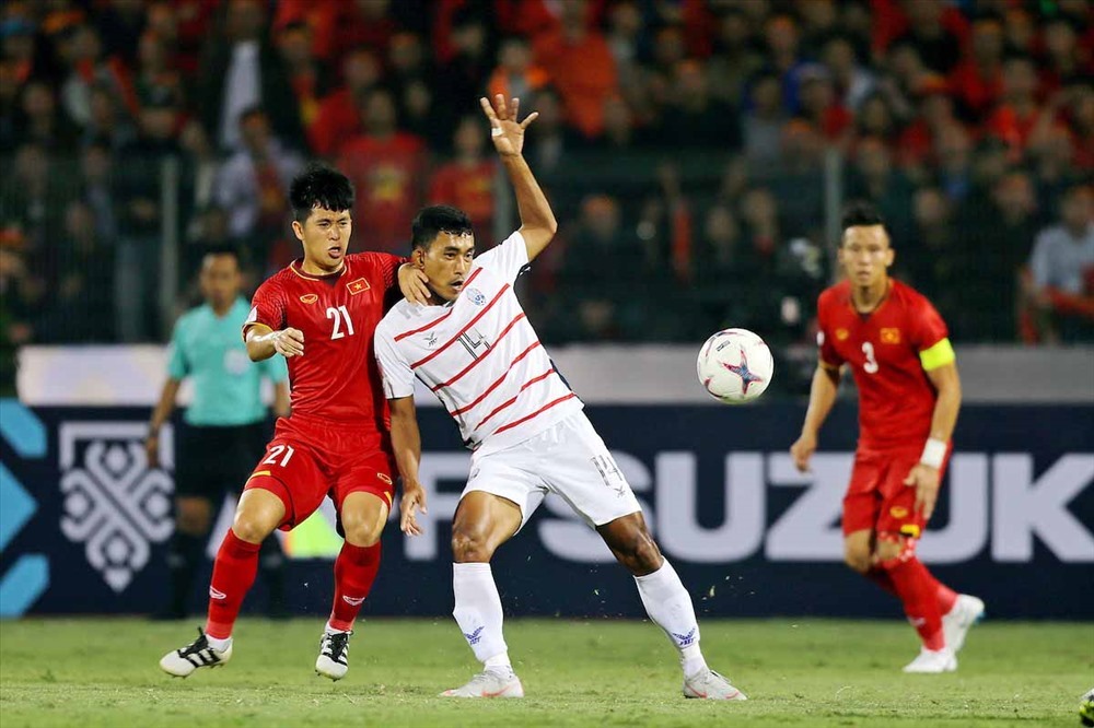 Ở cấp độ U23 Việt Nam, rất khó tìm cầu thủ thay thế Đình Trọng. Ảnh AFF