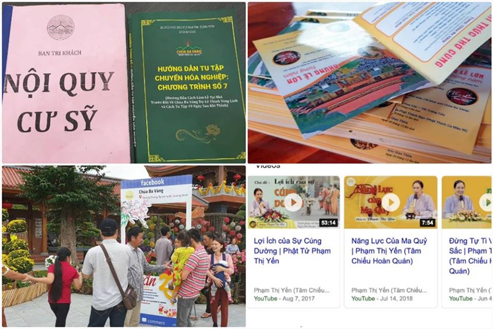 Những kênh tuyên truyền được bà Yến sử dụng.