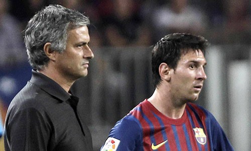 Mourinho tá»«ng dáº«n dáº¯t nhiá»u Äá»i bÃ³ng Äá»i Äáº§u vá»i Messi vÃ  Barca. áº¢nh Reuters