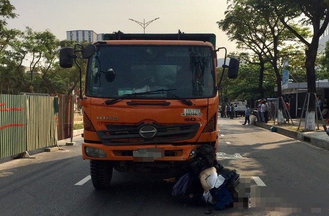 Hiện trường vụ tai nạn.