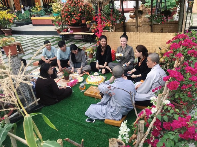 Nữ diễn viên được khen ngợi trông thanh thoát.