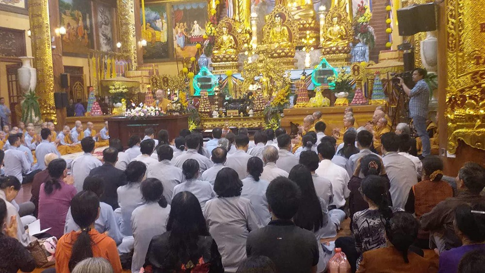 Buổi pháp thoại của chùa Ba Vàng tối 21.3.