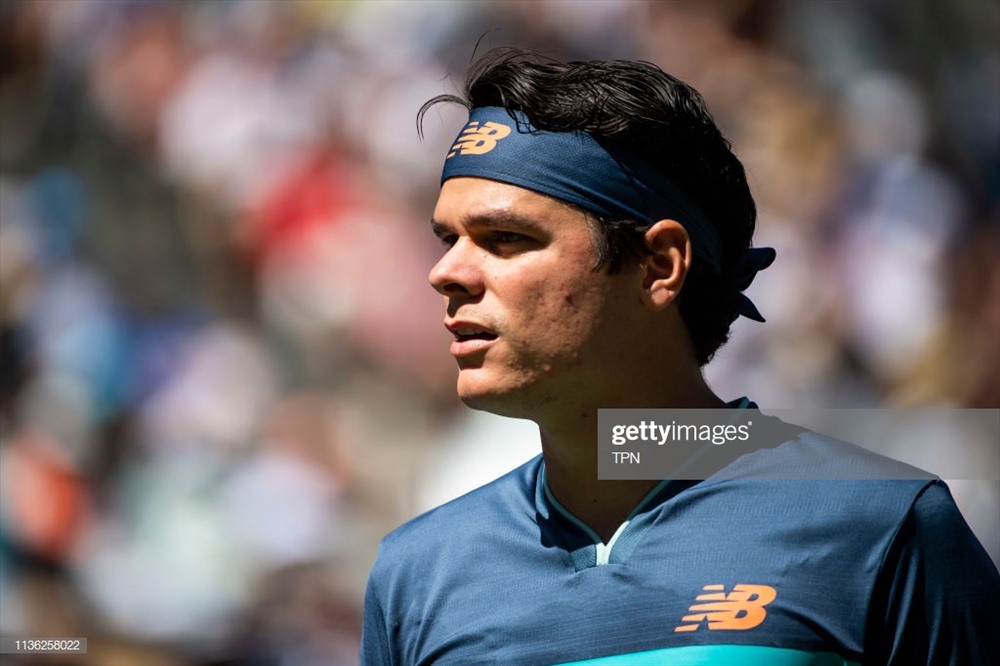 Raonic tiết kiệm được rất nhiều sức. Ảnh: Getty.