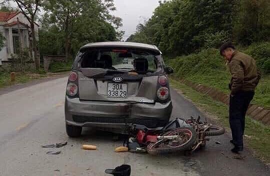 Hiện trường vụ tai nạn .Ảnh: TL/ Tiền Phong.