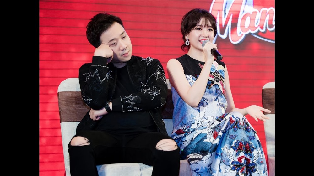 Vợ chồng Hari Won - Trấn Thành.