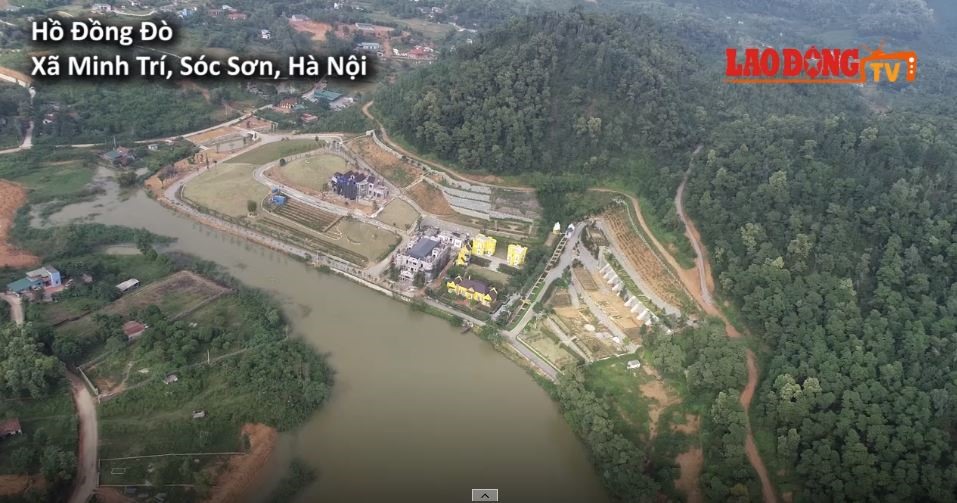 Xẻ thịt đất rừng Sóc Sơn. Ảnh chụp màn hình.