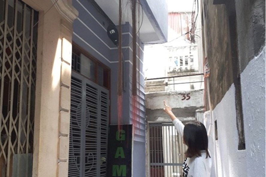 Một công trình vi phạm trật tự xây dựng trên địa bàn.