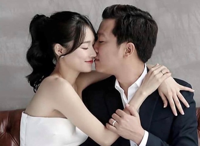 Nhã Phương và Trường Giang.