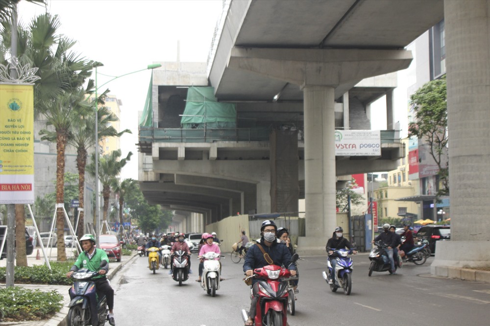 Cuối tháng 12.2018, tuyến đường sắt Nhổn – ga Hà Nội đã hợp long toàn tuyến trên cao và đang hoàn thiện các bước cuối cùng để bàn giao