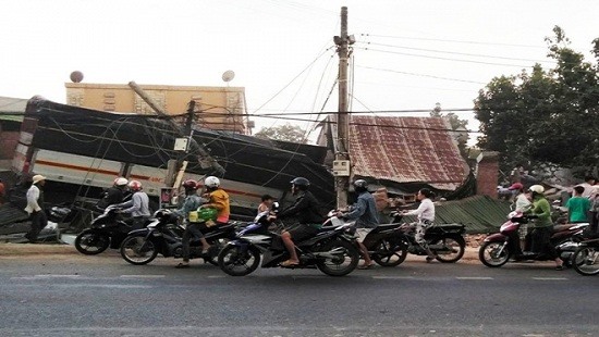Hiện trường vụ tai nạn. Ảnh: Zing.vn.