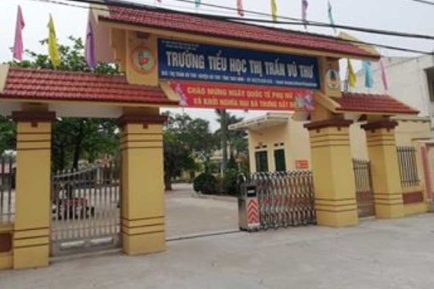 Trường tiểu học thị trấn Vũ Thư.