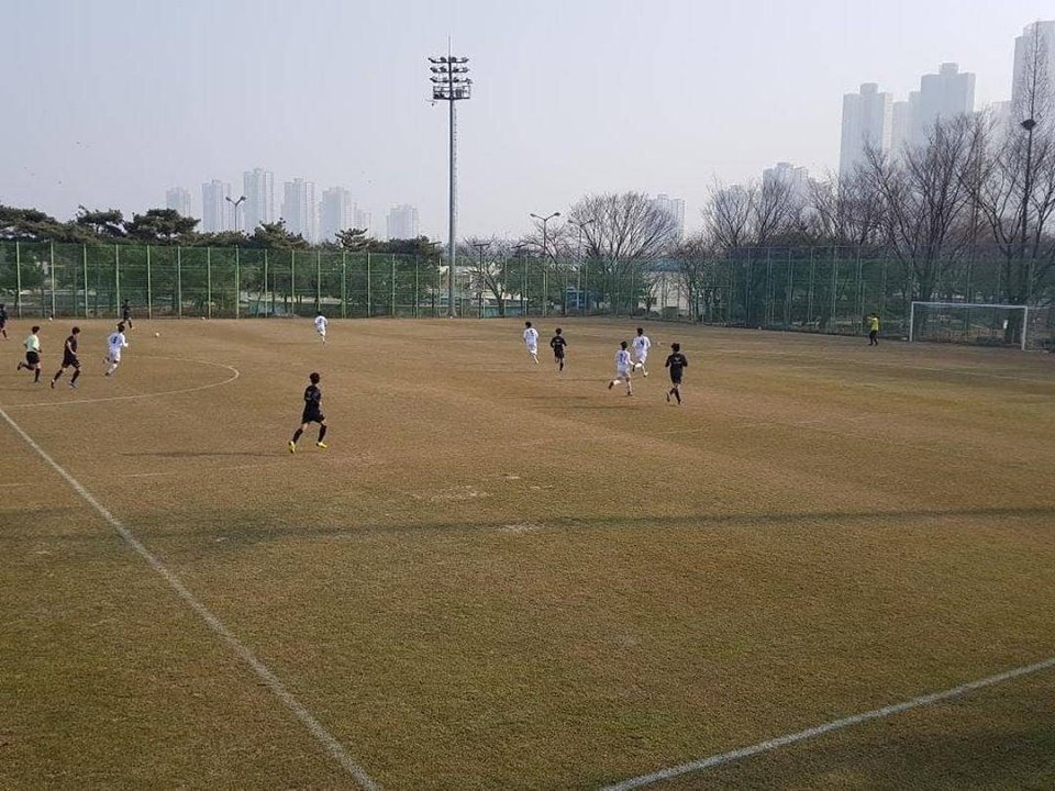 Trận đấu tập của Công Phượng gặp Đại học Yonsei.