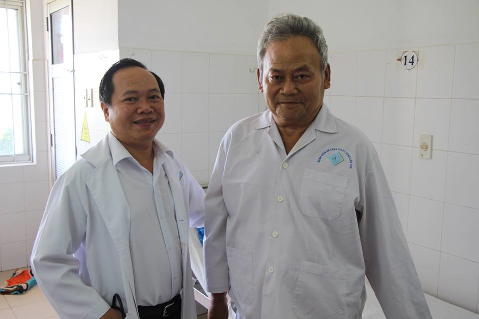 Hiện sức khỏe của ông Minh đã ổn định, ông cũng đã có thể tự đi lại. Ảnh: P.V