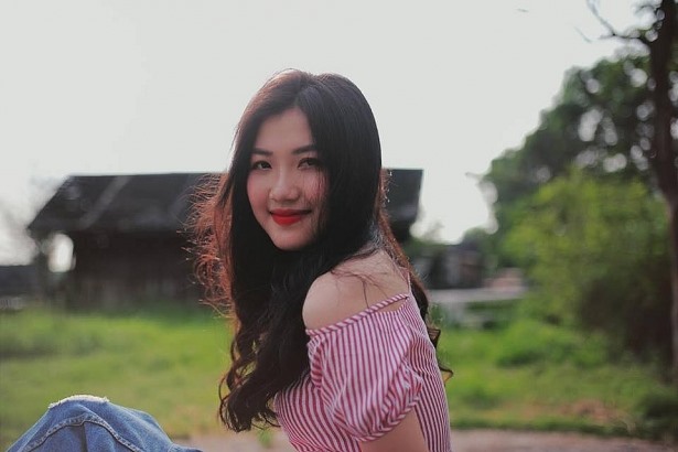 Nữ diễn viên Lương Thanh có ngoại hình, phong cách dễ thương, ngọt ngào ngoài đời.