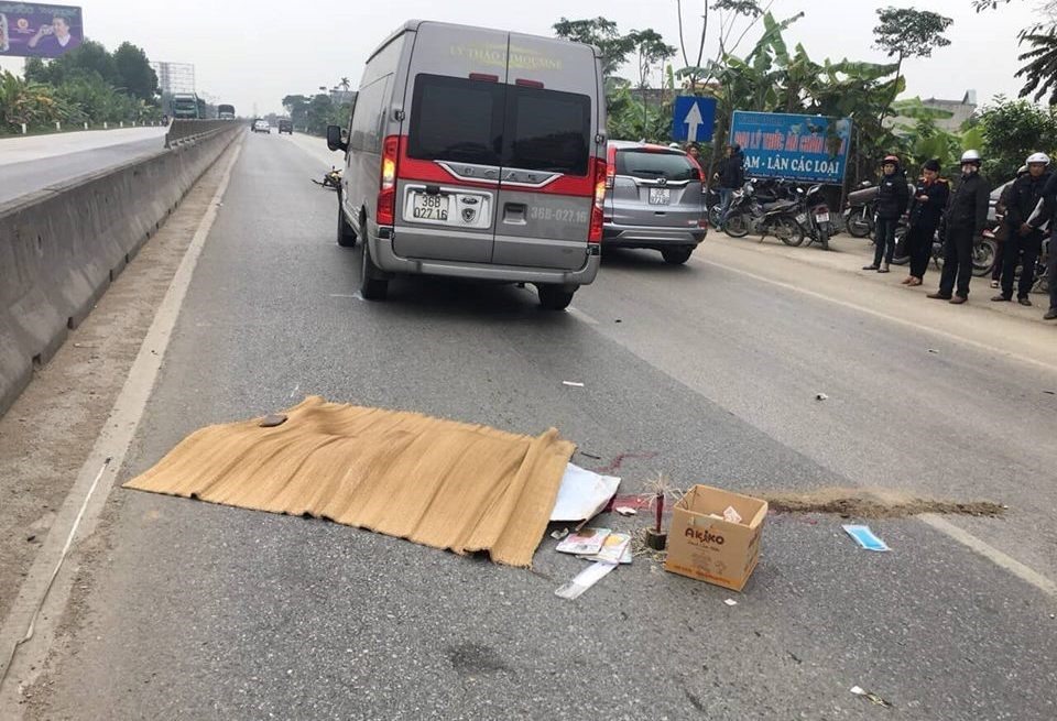 Hiện trường vụ tai nạn ngày 23.1.2019. Ảnh: LDO