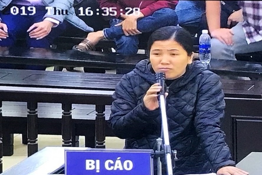 Bị cáo Lê Thị Lan Thanh.