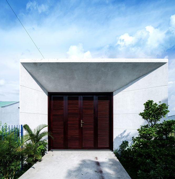 Thăm thẳm và nhiều cây xanh.