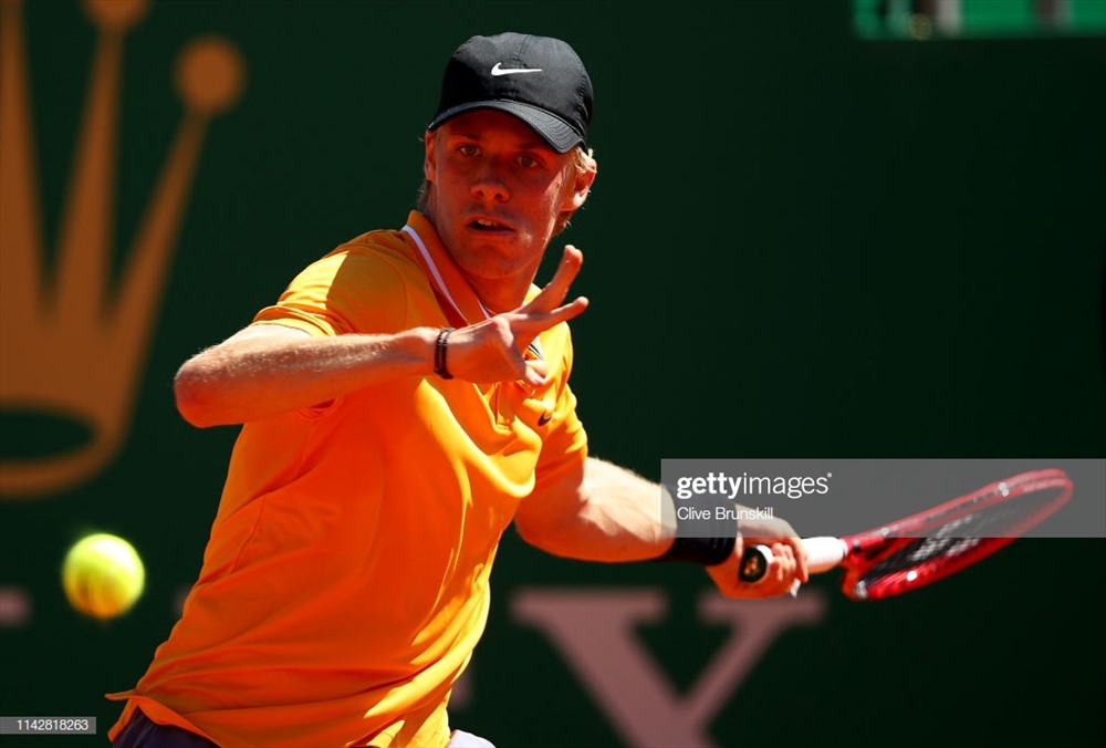 Sao trẻ Shapovalov sớm nói lời chia tay Monte Carlo. Ảnh: Getty.