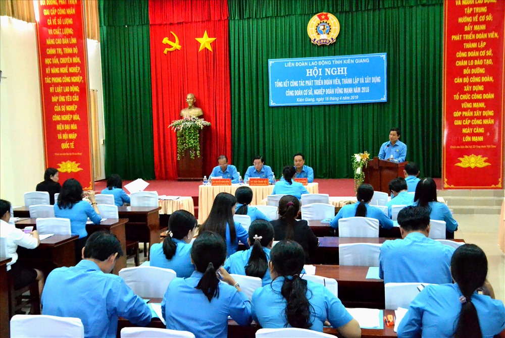 Hội trường hội nghị. Ảnh: Lục Tùng