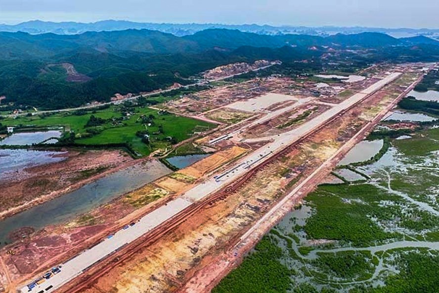 Đất nền huyện Vân Đồn (Quảng Ninh) tăng chóng mặt. Ảnh: LDO