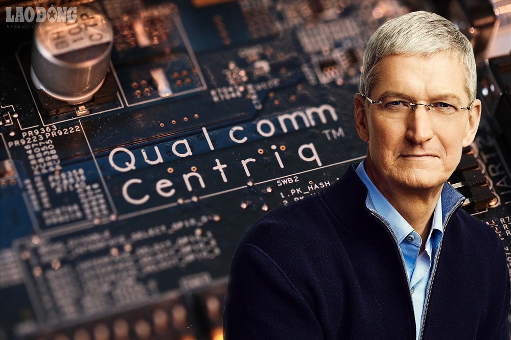 Cổ phiếu Qualcomm tăng cao sau khi “đình chiến” với Aplle.