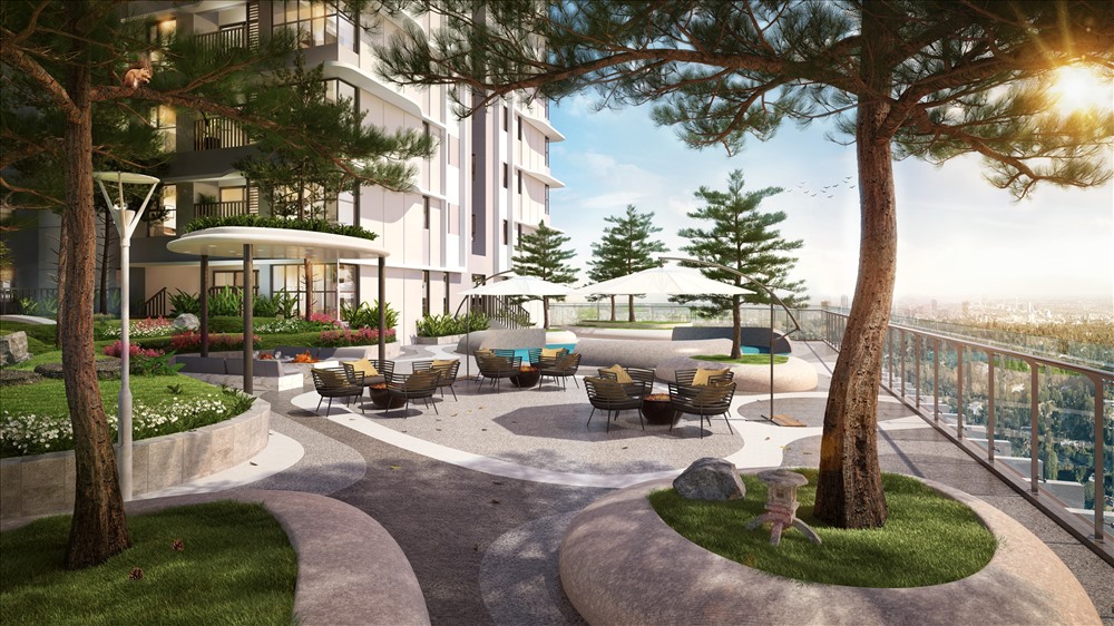 Thiết kế thông minh của The Zen Residence gần gũi với thiên nhiên. Ảnh: Gamuda