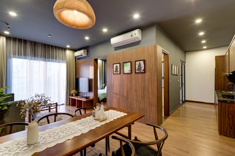Căn hộ thông minh với thiết kế hiện đại.