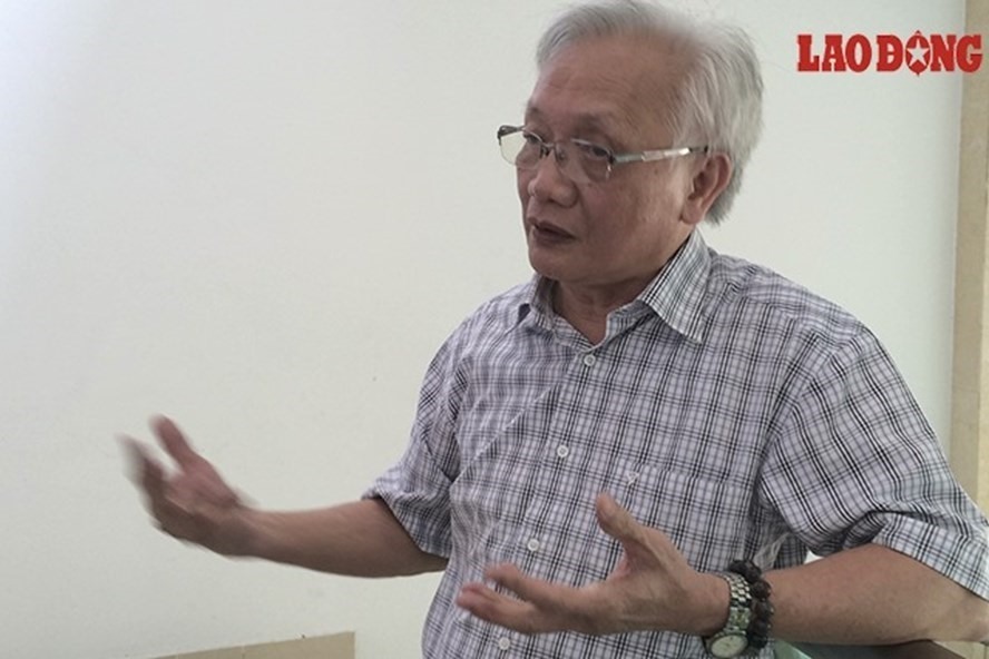 TS Nguyễn Tùng Lâm -Chủ tịch Hội Tâm lý giáo dục Hà Nội.
