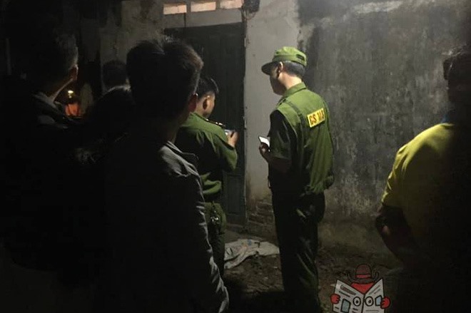Công an có mặt tại hiện trường.